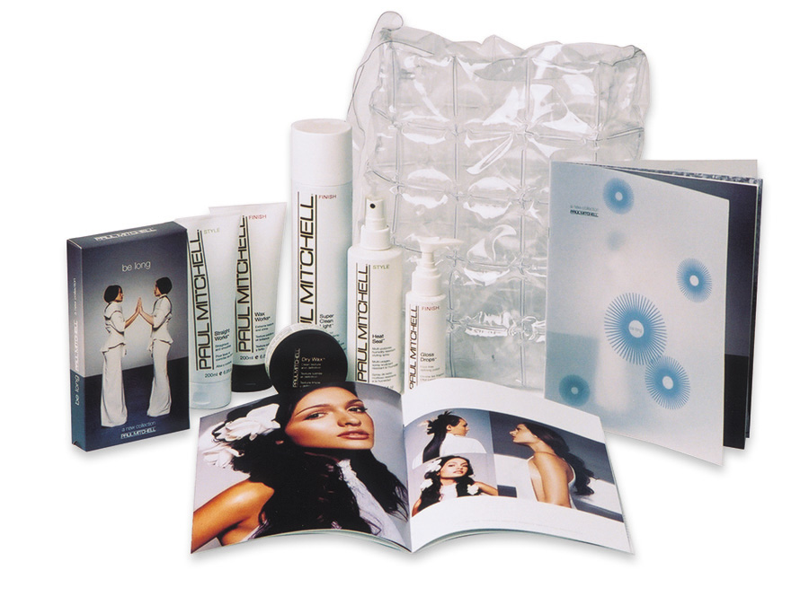 Paul Mitchell Be Long product collection and collateral