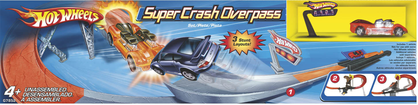 Hot Wheels Super Crash Overpass packaging